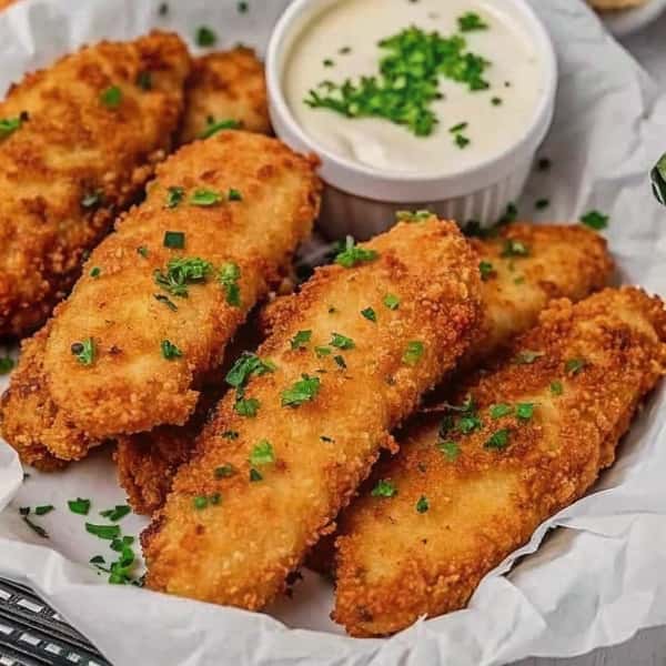 Crispy Homemade Baked Chicken Tenders