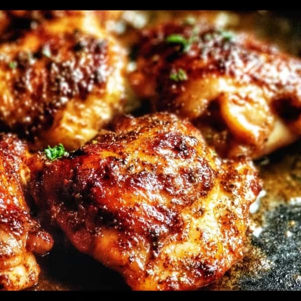 Oven-Baked Chicken Thighs