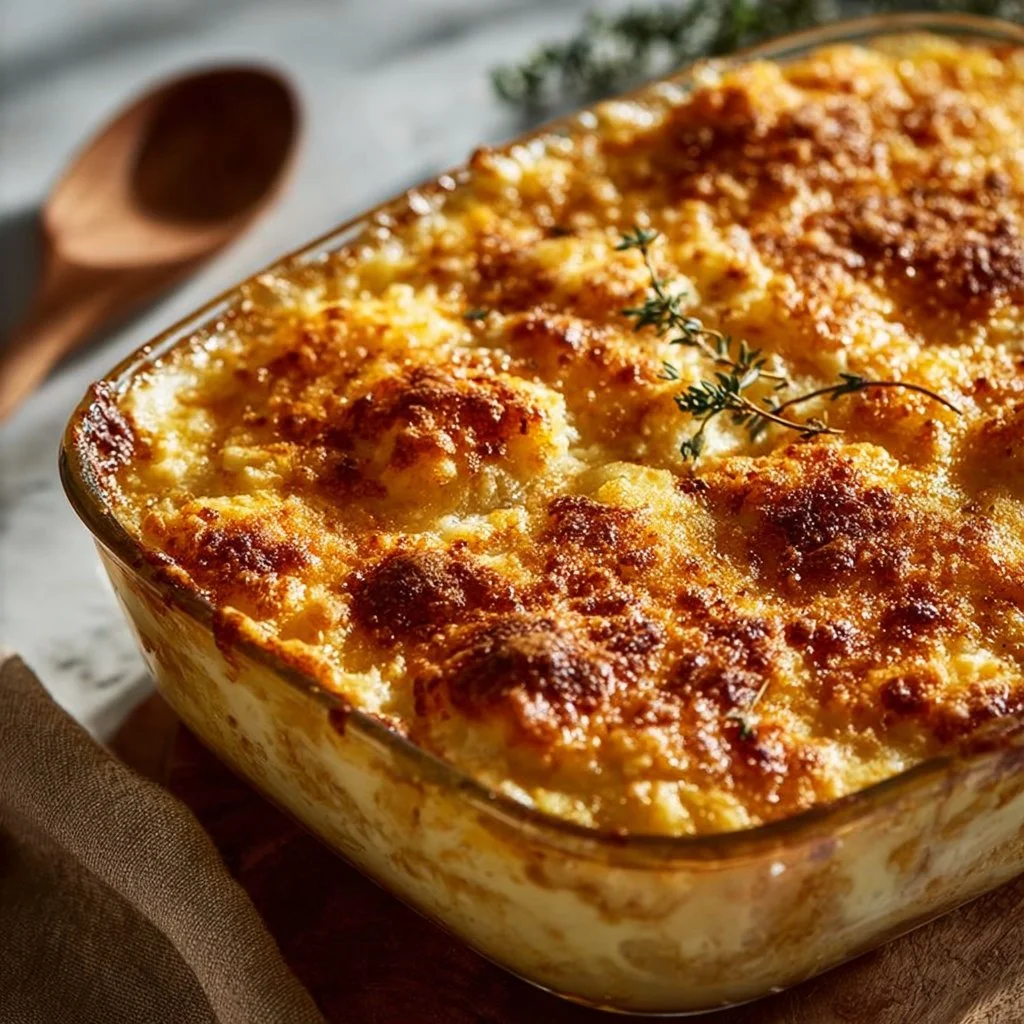 Delicious 5-ingredient casserole inspired by Dolly Parton's recipe.