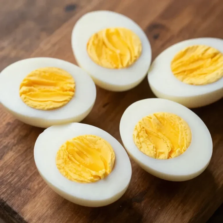 A bowl of perfectly boiled eggs with shells easily peeled off.