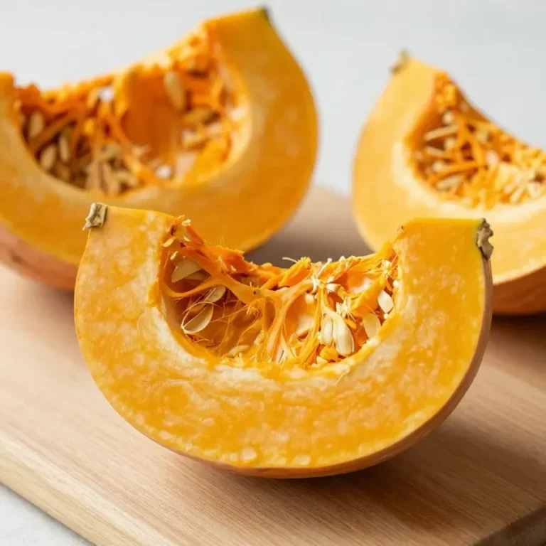 Freshly roasted pumpkin seeds on a baking sheet with seasoning.