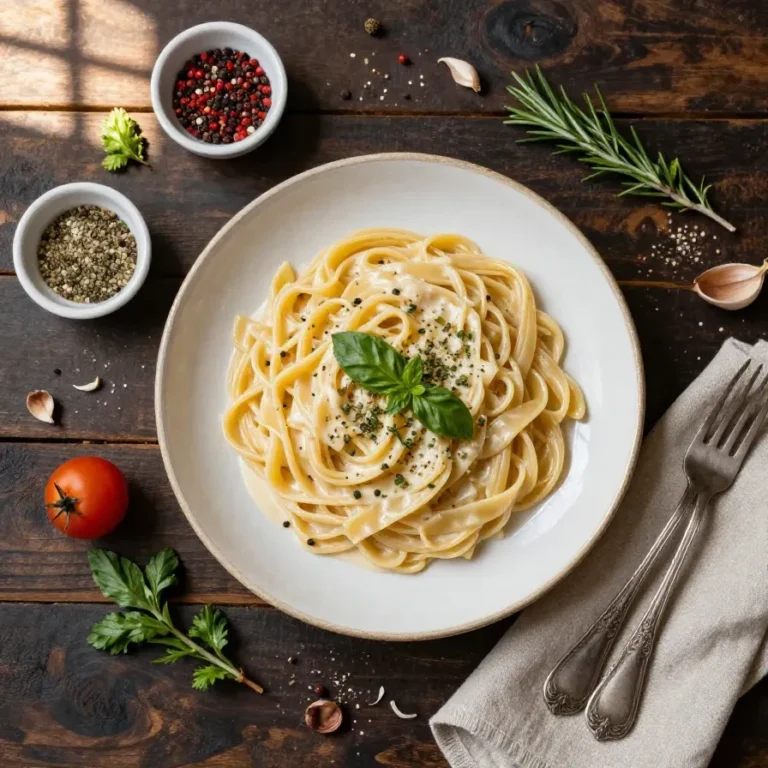 One Pot Creamy Garlic Pasta
