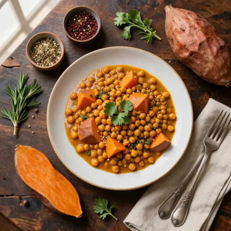 Sweet Potato and Chickpea Curry